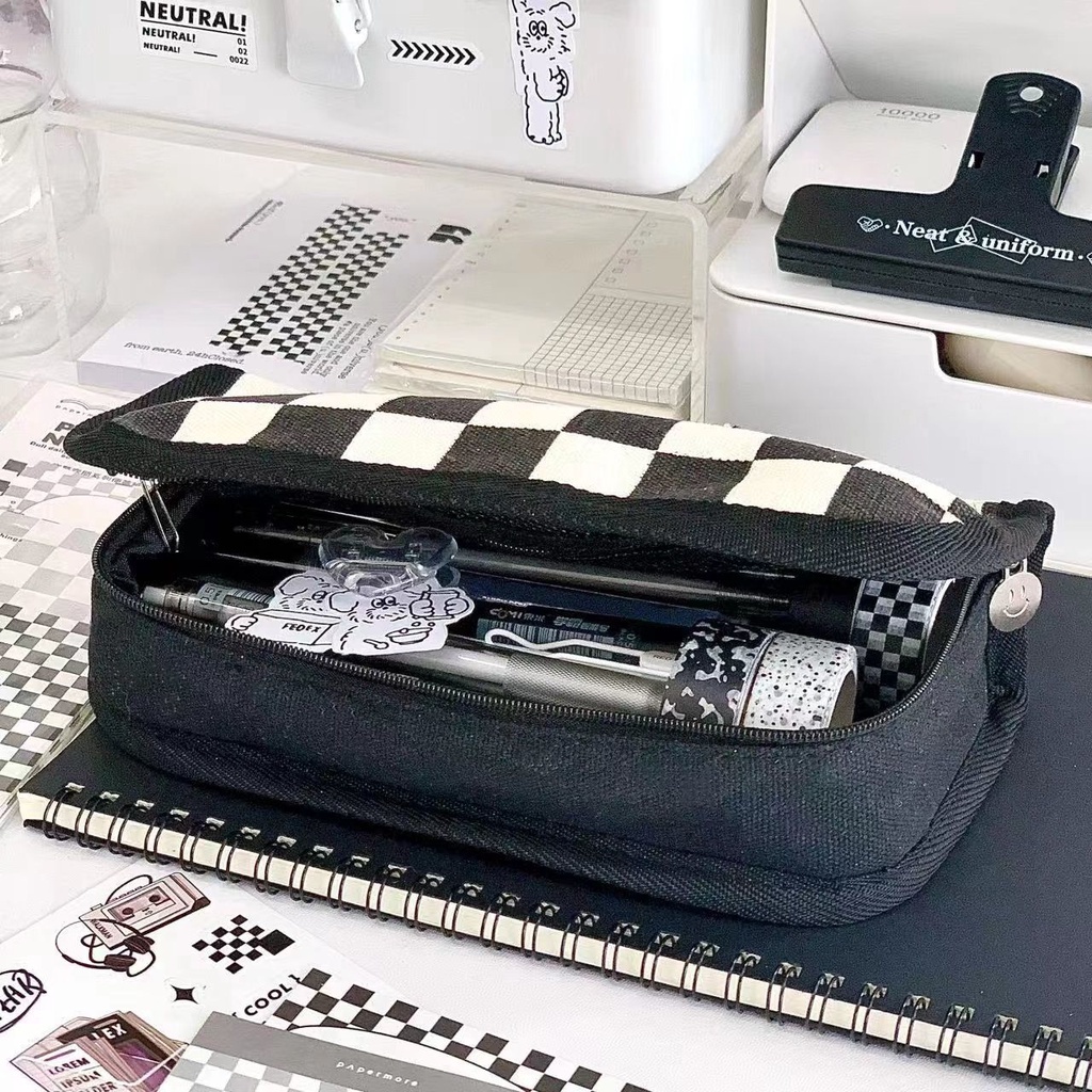 Túi Đựng Bút Bằng Vải Bạt Sức Chứa Lớn