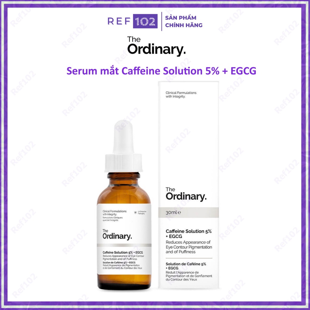 Serum Dưỡng Mắt, giảm thâm, giảm bọng mắt - The Ordinary Caffeine Solution 5% + EGCG 30ml