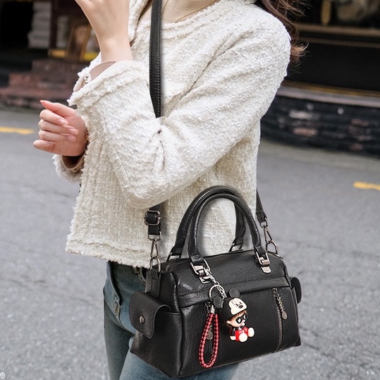 Túi Đeo Vai Bằng Da Mềm Phong Cách Retro Thời Trang Cho Nữ