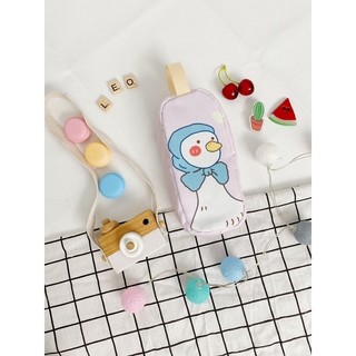 [Hình chụp thật] Bóp Viết Vải Cô Gái Kem Tím