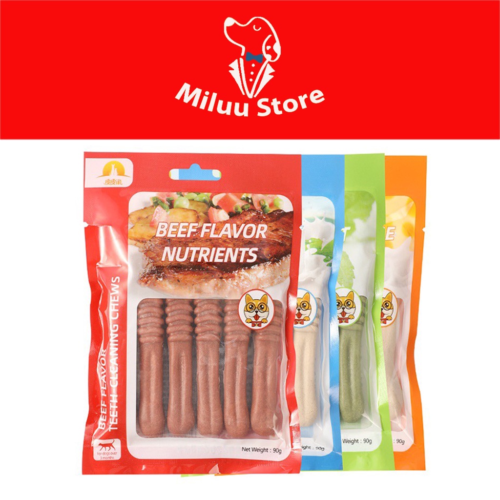 Xương Gặm TaoTao Cho Chó Bổ Sung Canxi Hình Xương Bàn Chải