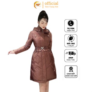 Áo Khoác Phao Lông Vũ MP dáng dài (hàng VNXK)