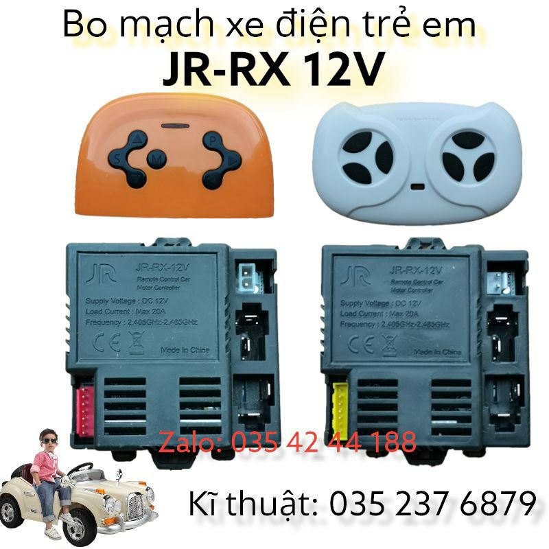 Bo mạch ô tô điện trẻ em JR-RX 12V| Chính hãng