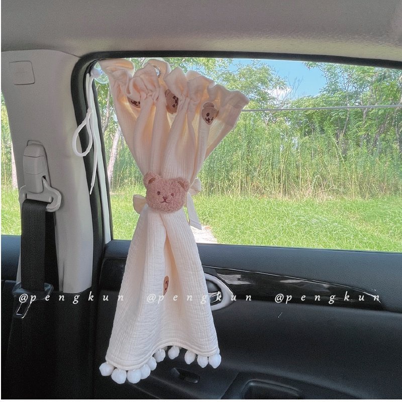 Dây Cột Rèm Cửa Hình Gấu Hoạt Hình Ba Chiều Phong Cách Bắc Âu Dành Cho Trẻ Em