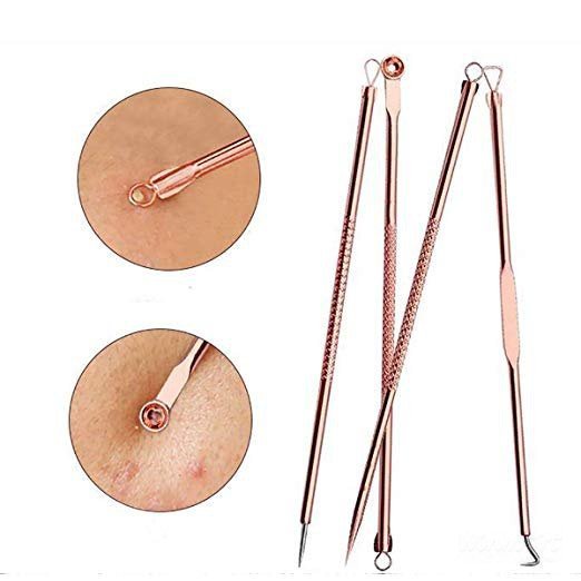 Bộ nặn mụn 4 món inox