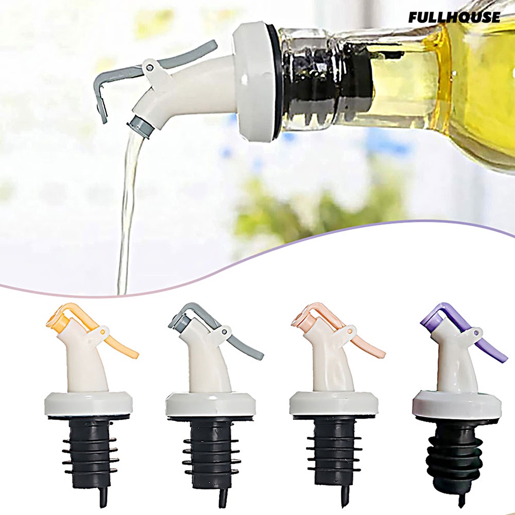 Set 2 Nút Chặn Chai Dầu Dạng Nhấn Chống Rò Rỉ Đa Năng Có Thể Tái Sử Dụng