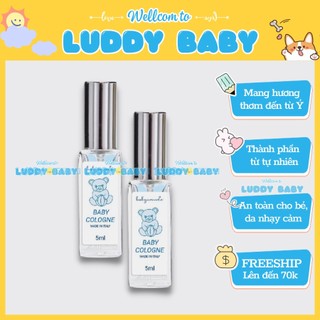 Nước Hoa Cho Bé Babycoccole,Dầu Thơm Cho Bé, 0m+ An Toàn Cho Trẻ Sơ Sinh, Luddy baby