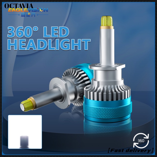 Đèn Pha Led 6000k 32000lm 100w 360 Độ Chống Thấm Nước Chất Lượng Cao Cho Xe Hơi