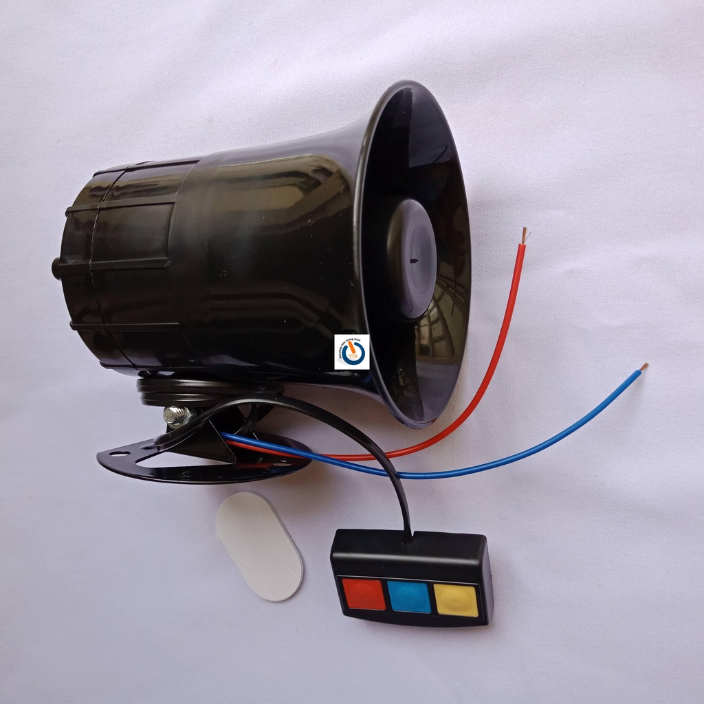 Còi hú 30W, 3 chế độ âm thanh lớn cho xe máy, ô tô, báo trộm, nhà xưởng