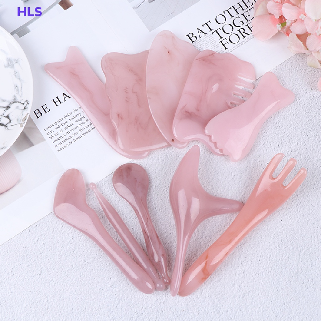 Dụng Cụ Mát Xa GuaSha Bằng Nhựa Tổng Hợp Tự Nhiên