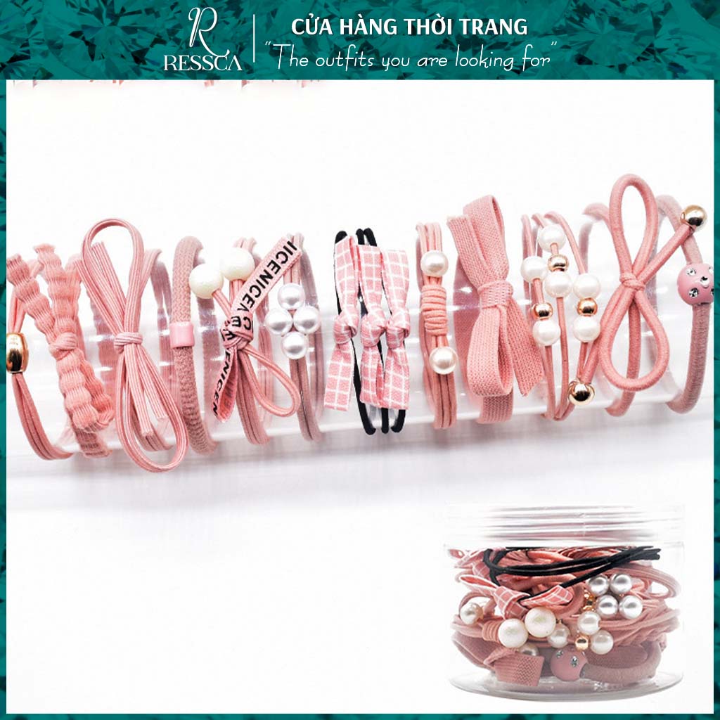 Dây Cột Tóc Co Giãn Phong Cách Hàn Quốc Cho Nữ