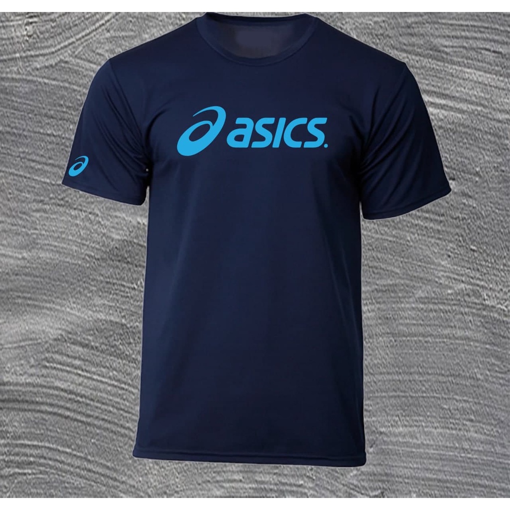 Asisc.ss Áo Thun Chạy Bộ Màu Xanh NAVYHiking Và Trail Cơ Bản