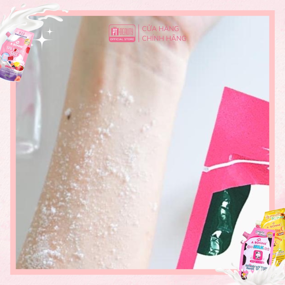 Muối tắm sữa bò, muối bò tẩy tế bào chết A Bonne Spa Milk Salt Thái Lan 350gr