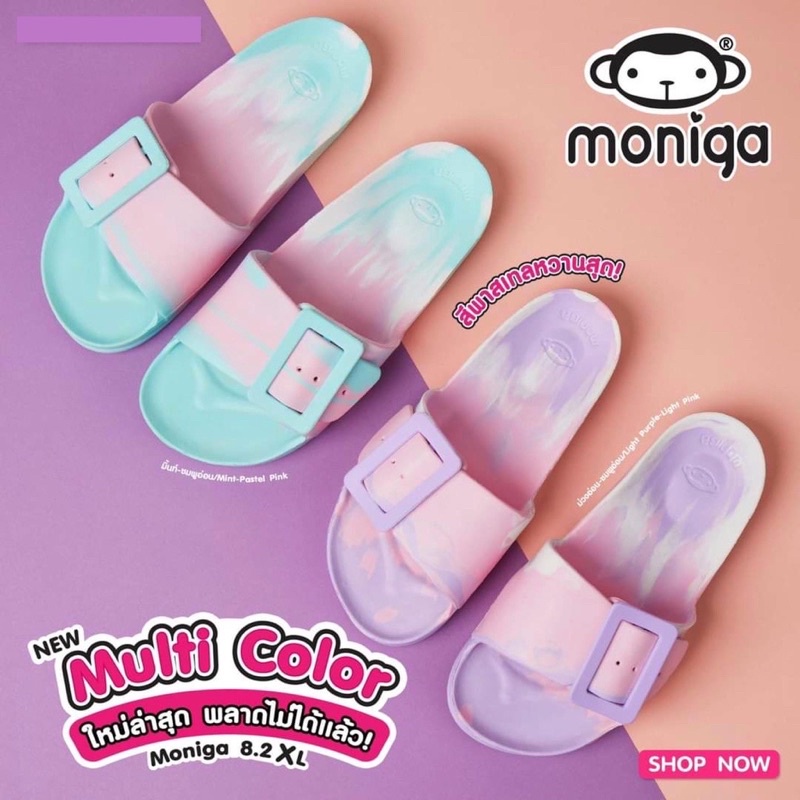 Dép Thái Lan quai nút khóa siêu nhẹ Monobo Moniga 8.2 Multi