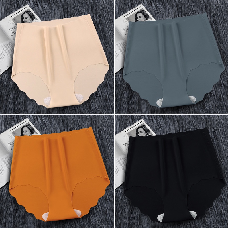 Quần nót nữ su đúc lưng cao thun lạnh mềm mại KIMCHIBIKINI quần Lót nữ viền sóng cao cấp QL009