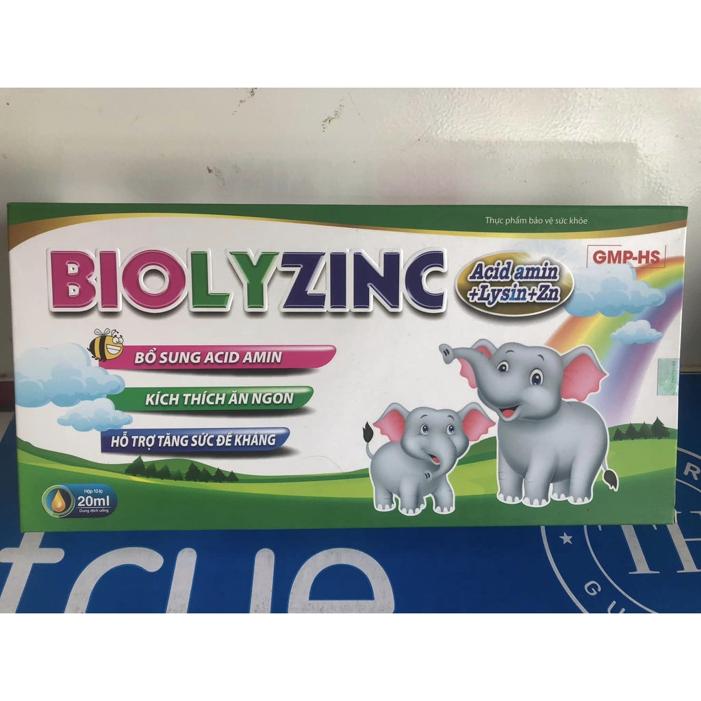 BIOLYZINC ăn ngon tăng cường hấp thu dưỡng chất
