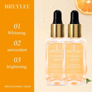 Set 2 Chai Serum BREYLEE Chứa Vitamin C Giúp Dưỡng Trắng Da 17ml + 17ml