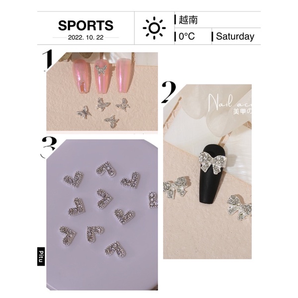 charm nail mẫu mới