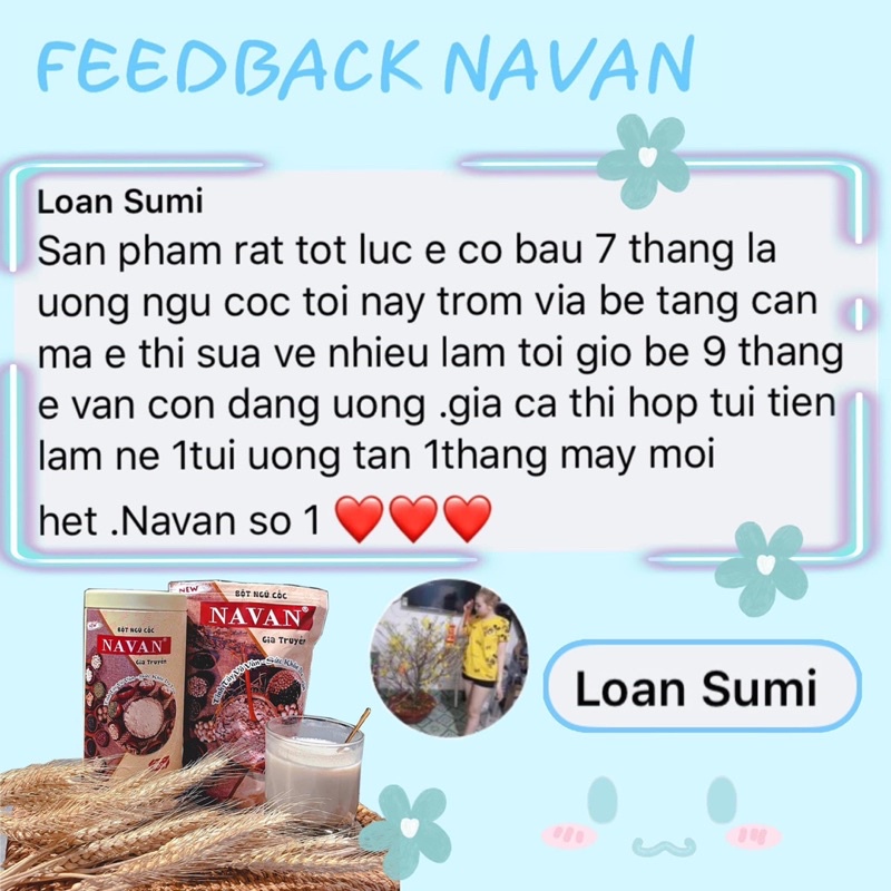 Ngũ cốc navan lon 500g và túi 800g 7 vị đậu giúp lợi sữa , dinh dưỡng - ảnh sản phẩm 2