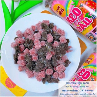 Kẹo dâu tằm dâu tây đà lạt 500gr Ăn vặt DUNI vừa ngon vừa rẻ
