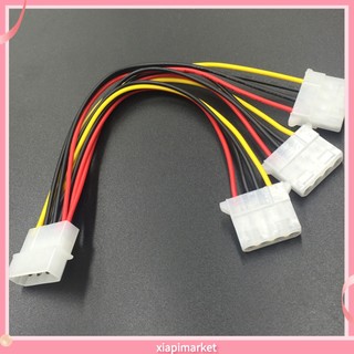 Dây Cáp Nối Dài Chuyển Đổi Nguồn Ide Sang Ide Molex 20cm 4-pin 1-to-3 Cho Máy Tính Pc