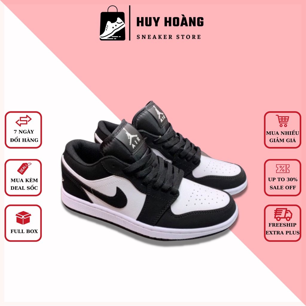 Giày thể thao 𝗝𝗼𝗿𝗱𝗮𝗻 𝗣𝗮𝗻𝗱𝗮 nam nữ , giày 𝗝𝗼𝗿𝗱𝗮𝗻 cổ thấp panda màu đen trắng Full Box Jax.Sneaker