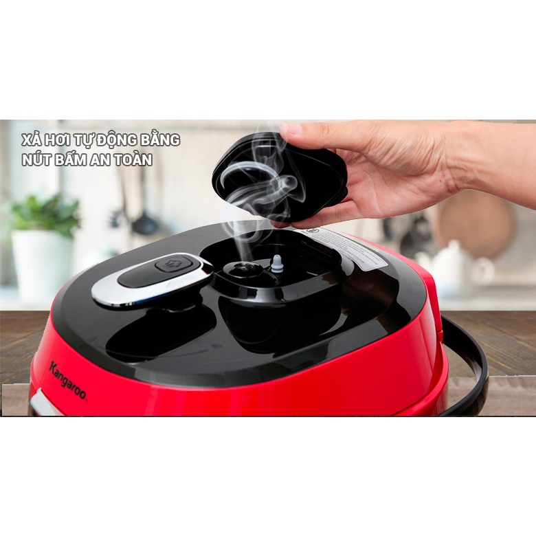 Nồi áp suất điện Kangaroo KG5P3 5 lít hàng trưng bày 98-99% chính hãng 100% bảo hành 12 tháng