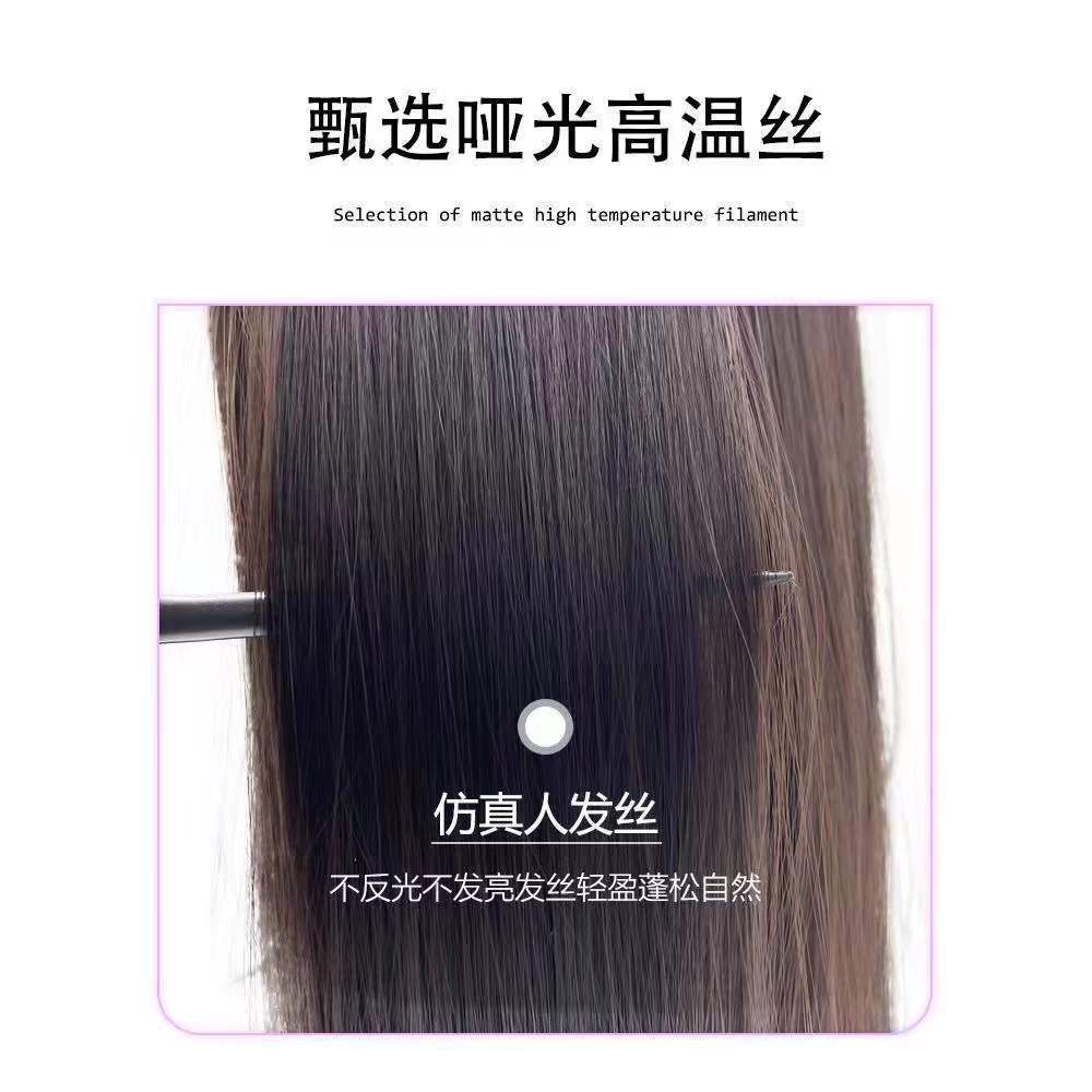 Bộ Tóc Giả Dài Trung Bình Thời Trang Cho Nam Zheng Yijian