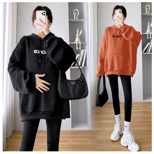 Áo bầu nỉ bông siêu ấm form rộng