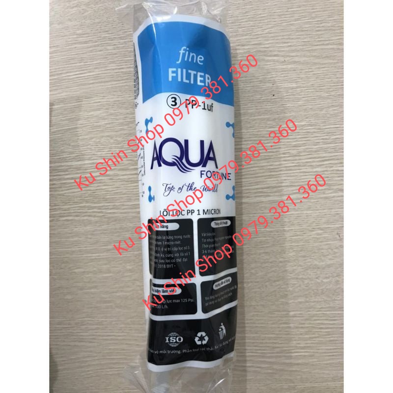 Combo 5 Lõi lọc nước AQUA số 3 - Hàng chính hãng!
