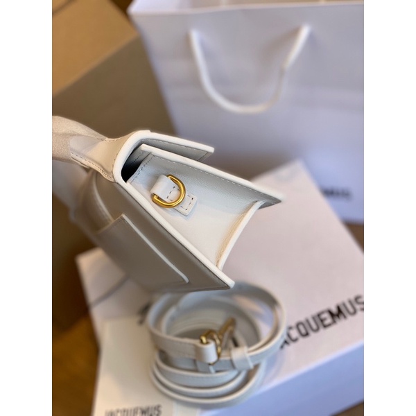 Túi tay cầm mini JACQUEMUS Le Bambino leather bag