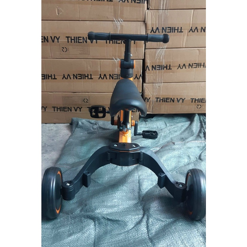 Xe đạp cân bằng 3 bánh 3 in 1 cho bé Hkm Grow, xe tập đi - Ngocken88