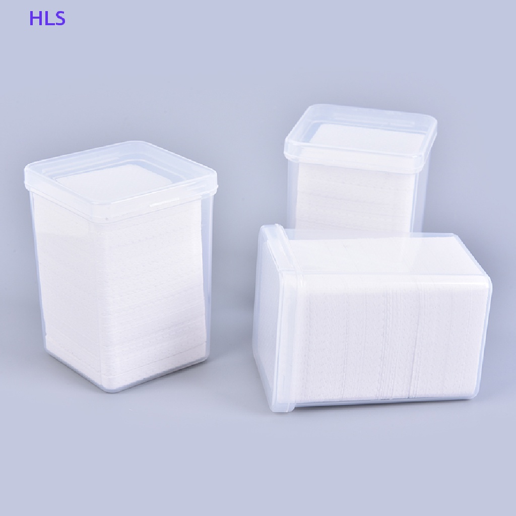 Hộp 200 Miếng Bông Tẩy Sơn Móng Tay Bằng Cotton Mềm Mại Tiện Dụng