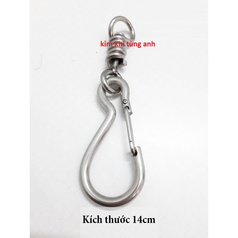 Móc khóa , móc cài treo chìa khóa 4 size Inox 304 Cao Cấp TA4