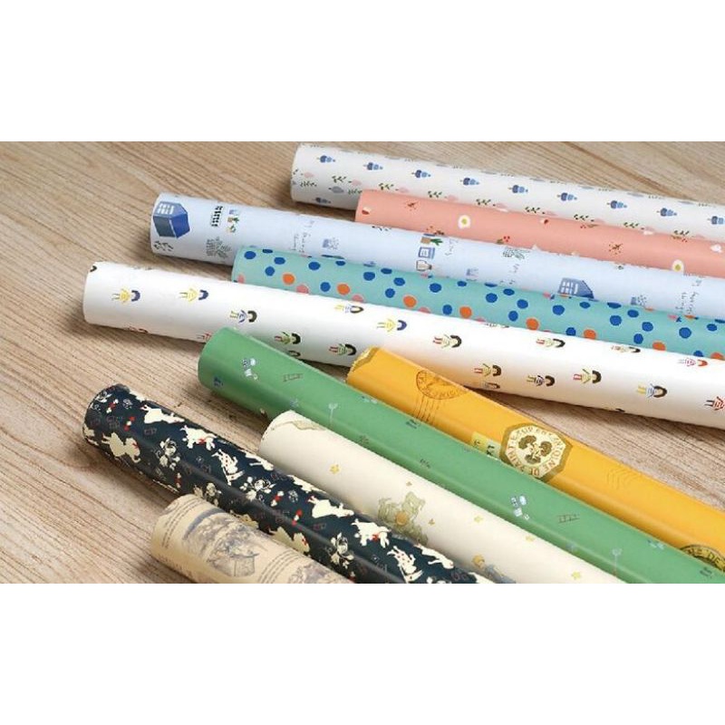 Sỉ 50 tờ giấy gói quà nhiều mẫu dễ thương, được chọn mẫu