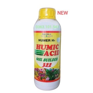 Phân bón lá acid humic 322 growmore - 1 lít