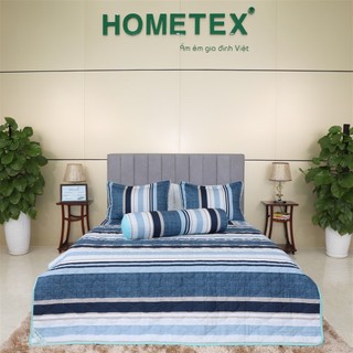 Bộ Chăn Ga Gối 160x200x25cm Cotton Hometex - Chăn Drap Gối Hometex - Sản Phẩm Của CTY May Thiên Hà