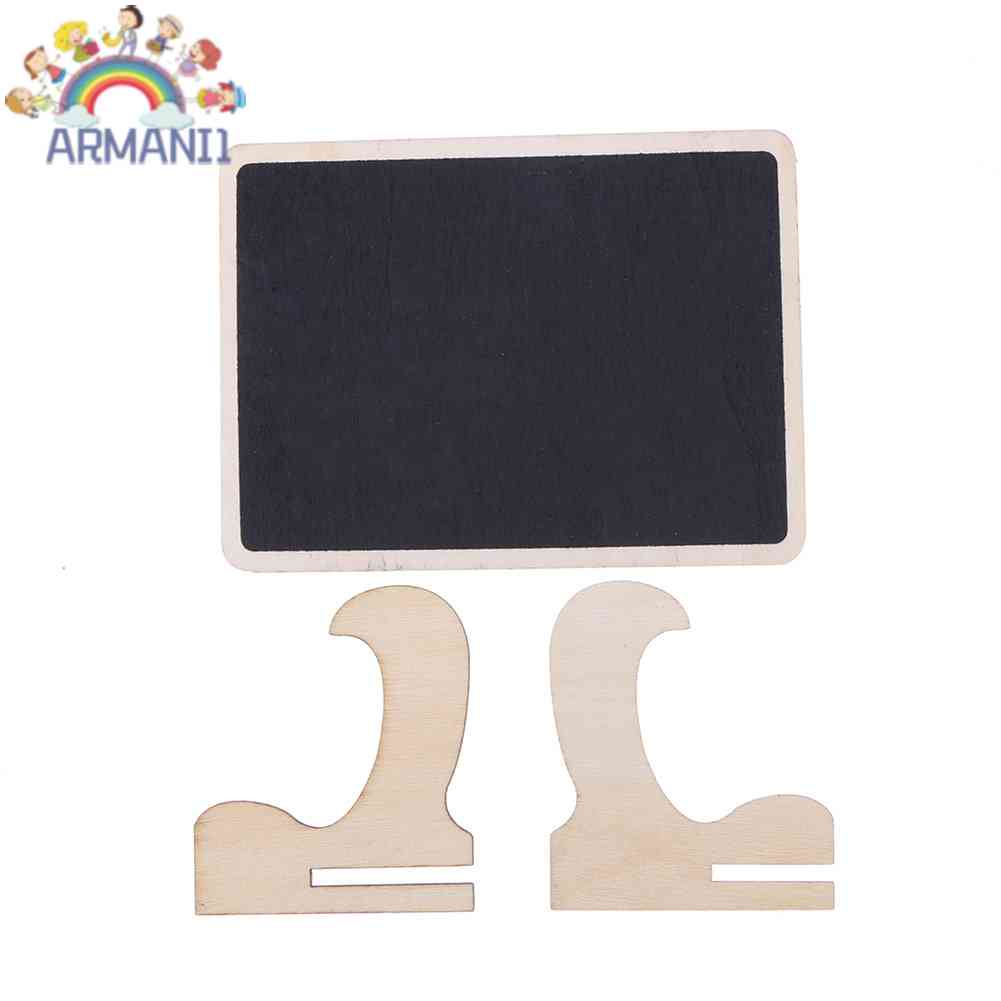 Bảng Đen Viết Phấn Mini Bằng Gỗ Có Giá Đỡ Dành Cho Tiệc Cưới