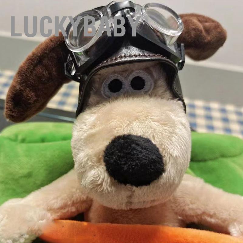 Chó Nhồi Bông Thiết Kế Dễ Thương Xinh Xắn - Phim hoạt hình Hoạt Cắt ngắn Plushie Dog Trang trí nội thất Búp bê tô điểm LUCKYBABY