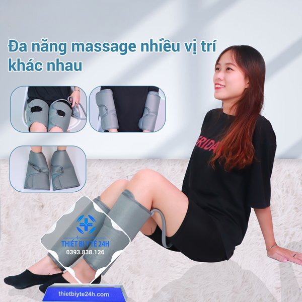 Máy mát xa chân cơ bắp đau bụng giãn tĩnh mạch tự động nhào dụng cụ xoa bóp điện cho người già tạo tác