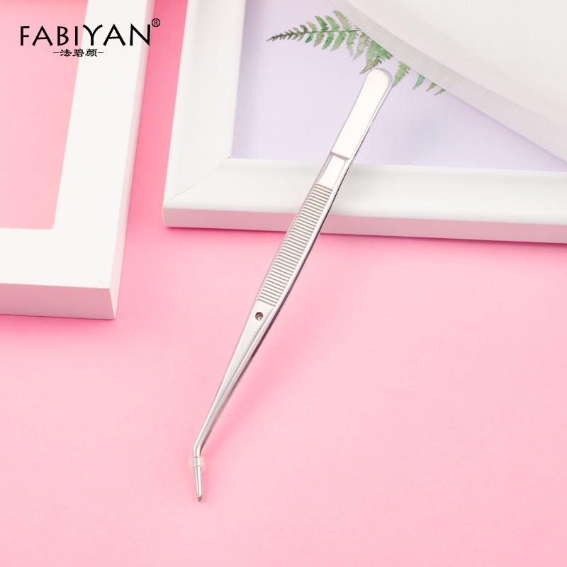 Nhíp FABIYAN bằng thép không gỉ đa năng gắp linh kiện/ kim tuyến trang trí móng tay/ nha khoa