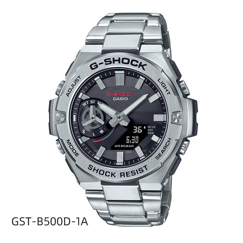 Đồng Hồ Cơ GST-B500 Họa Tiết Trái Tim Màu Đen / Xanh Lá