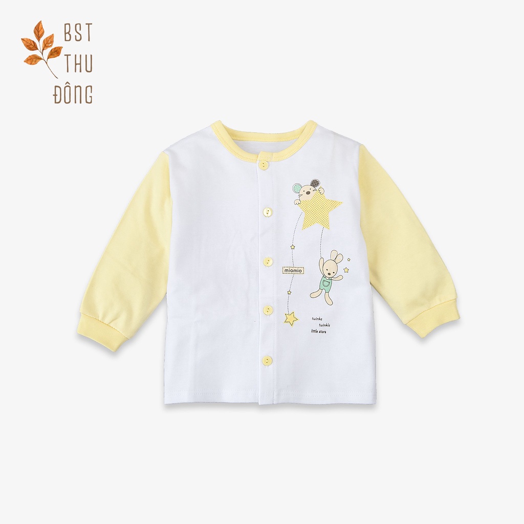 Đồ Sơ Sinh Thu Đông MIOMIO, Họa Tiết: Ngôi Sao Cho Bé Trai Bé Gái (Từ 0-12 tháng), Vải Interlock Cotton