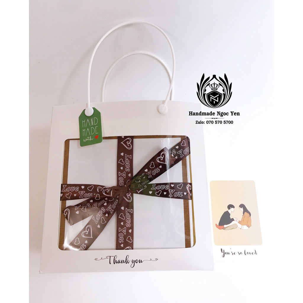 HỘP QUÀ LOVE BOX FREE IN HÌNH (TẶNG KÈM TÚI GIẤY)