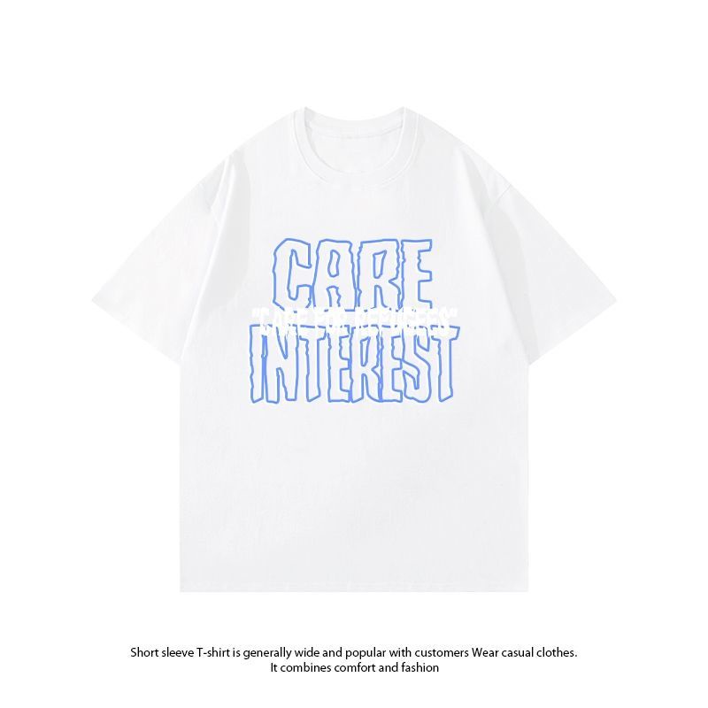 NRVP Áo Thun Unisex Mùa Hè Dáng Suông Tay Cộc Phong Cách Hàn Quốc Cho Nam Nữ