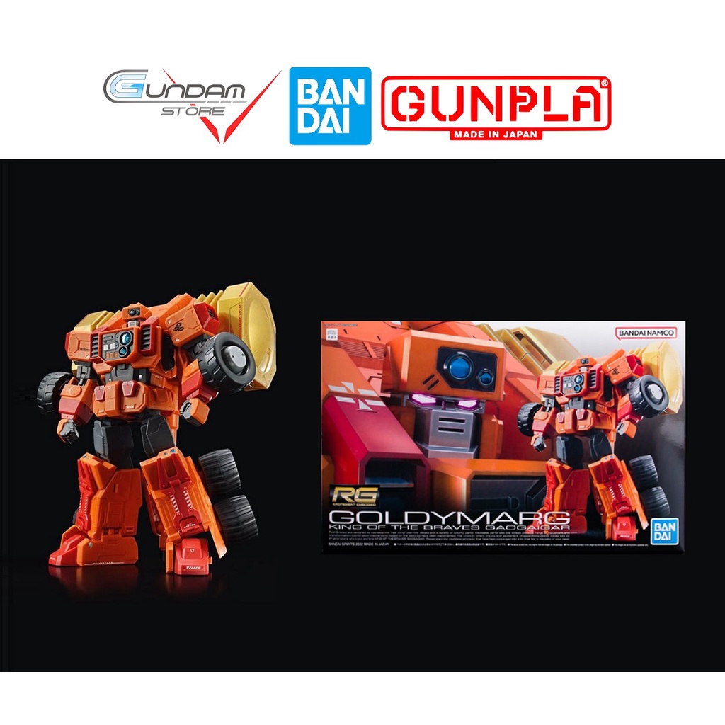 Mô Hình RG Gaogaigar / RG Goldymarg King Of The Braves Super Robot Gundam Bandai 1/144 Đồ Chơi Lắp Ráp Anime Nhật