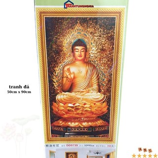 Tranh đính đá phật a di đà DD9739 (50cm x 90cm)