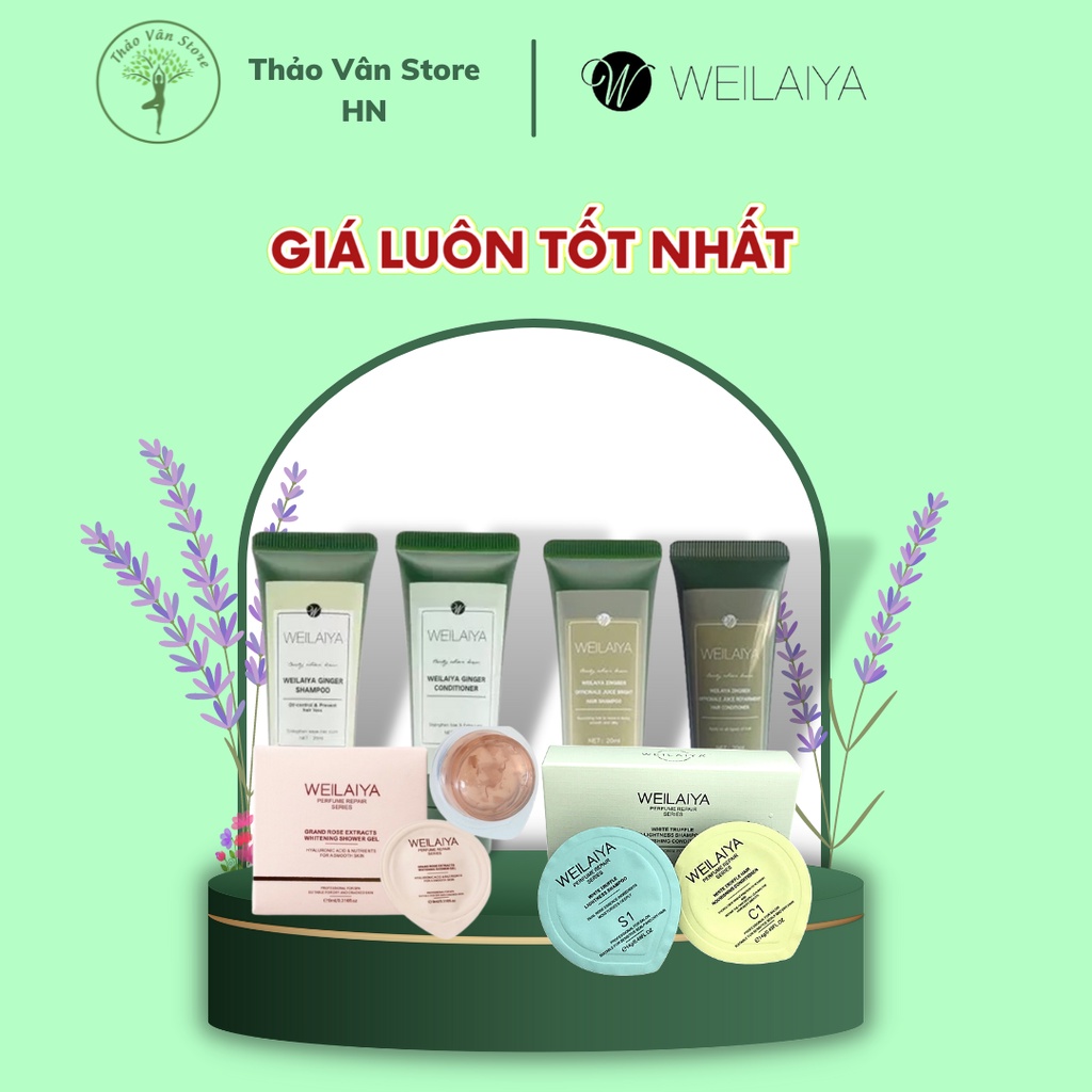 🌿 DẦU GỘI XẢ, SỮA TẮM, DƯỠNG THỂ Weilaiya CHÍNH HÃNG🌿