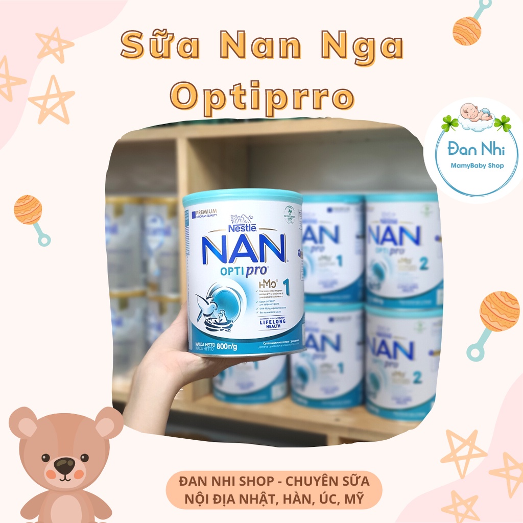 Sữa NAN Nga Optipro HMO 800G Đủ Số 1,2,3,4