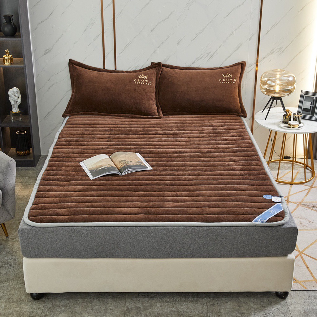 Thảm Trải Giường Nỉ Nhung Mùa Đông Ấm Áp